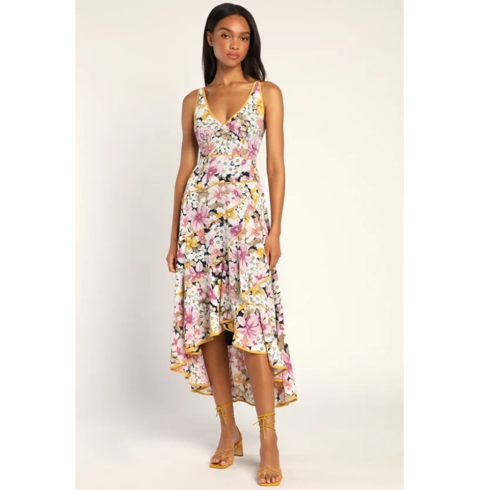 Elegant hi-low dress